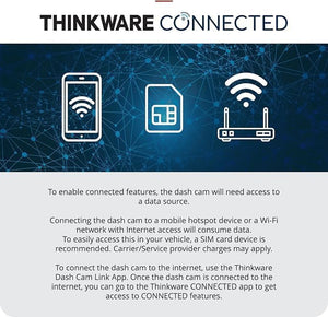 U1000 plus Dash Cam - 4K UHD 2160P Front Car Dash Camera with Built-In Wi-Fi & GPS, Super Night Vision & Hardwire Lead for Battery Safe Parking Mode - 64GB SD Card - Android/Ios App