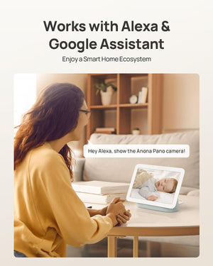 4K UHD Indoor Camera, Pet/Dog/Baby Security Camera with Phone App, 360°Pan-Tilt, 5G/2.4G Dual-Band Wi-Fi 6, Auto-Tracking, Person/Pet/Baby Crying Detection, Privacy Mode, Two-Way Audio, 2 Pack