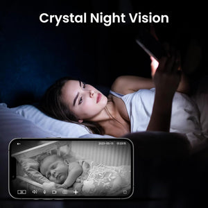 2K Home Security Cameras-2.4Ghz Wifi Indoor Camera with 360° Motion Detection for Pets/Nanny/Baby/Dog, 2 Way Audio, 24/7 SD Card Storage, Cloud Storage, Works with Alexa & Google Home, D1 4P