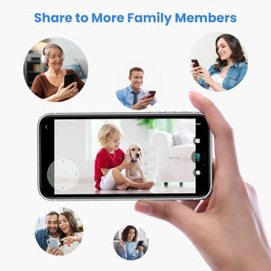 Indoor Camera for Home Security: 5G & 2.4G Wifi 2K 360° Pan Tilt Camera with 2 Way Audio Night Vision Phone App Video Surveillance for House Room Apartment Monitoring Baby Nanny Pet Dog Cat