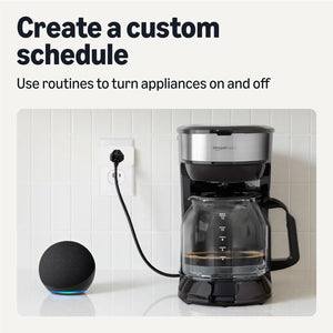 Smart Plug, Matter Compatible, Compatible with Amazon Alexa, Google Home, Apple Homekit, Matter Hub Required, 2.4 Ghz Wi-Fi Only, White, 1-Pack