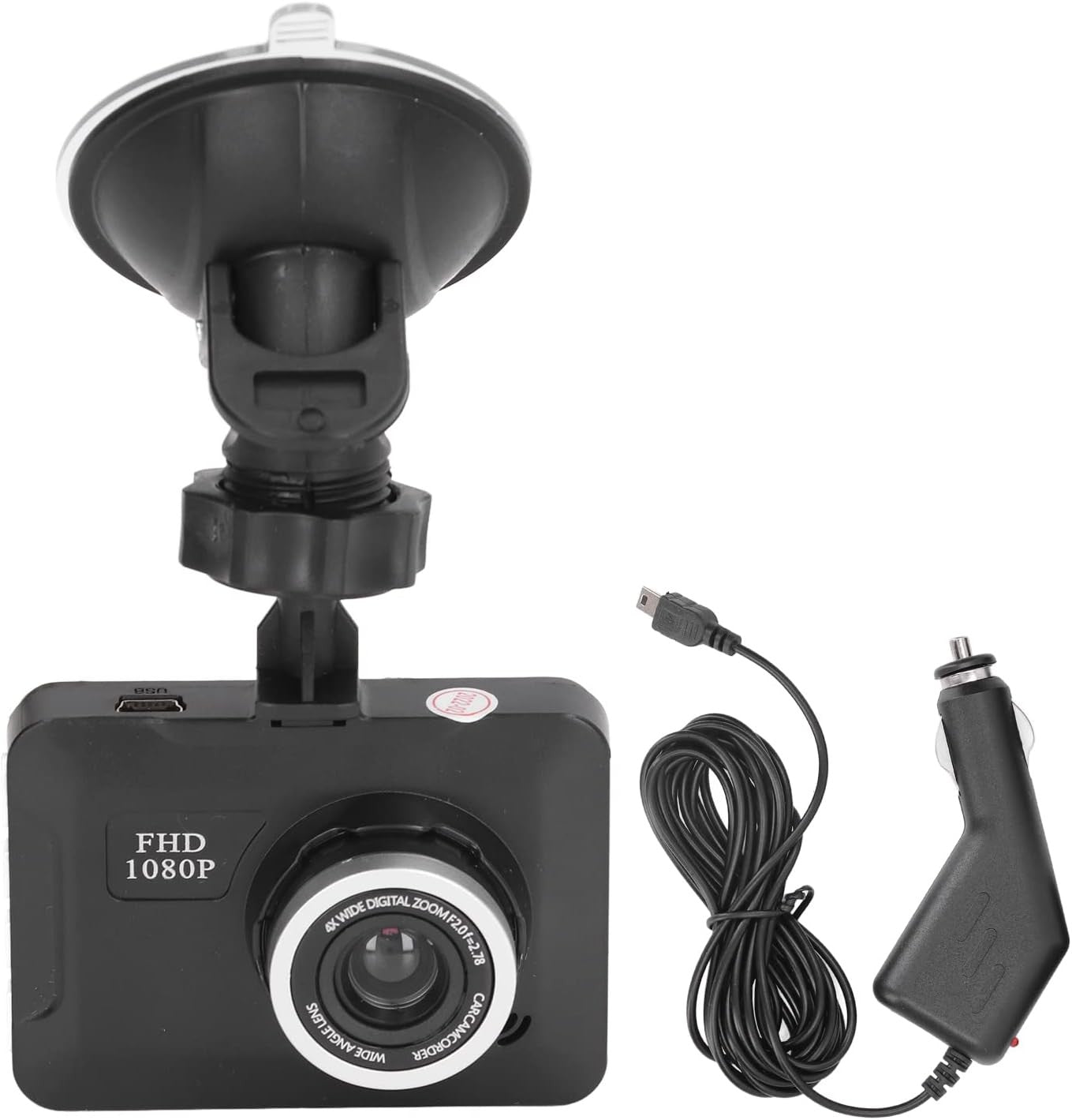 ASHATA Car Dashboard Recorder, 1080P Full HD Dash Cam