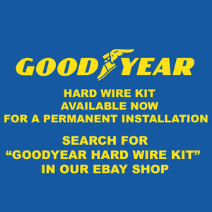 Goodyear 1080P Dual Lens Car DVR Front and Rear Camera Video Dash Cam Recorder