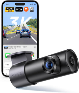 3K Wifi Dash Cam M310 3K Plus, Smart Voice Command 1620P QHD Dash Camera for Cars, WDR, Superior Night Vision, 24H Parking Monitor with APP Control, Time-Lapse Recording, Collision Detection