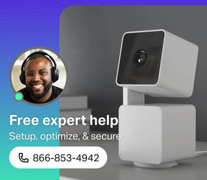 Cam Pan V3, Indoor/Outdoor Ip65-Rated 1080P Pan/Tilt/Zoom Wi-Fi Smart Home Security Camera with Color Night Vision, 2-Way Audio, Compatible with Alexa & Google Assistant, Free Expert Setup