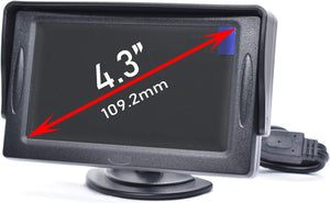 Brake Light Rear Reversing Camera Fits Citroen Berlingo & Peugeot Partner II 2008-2018 (Camera with 4.3" Dash Monitor)