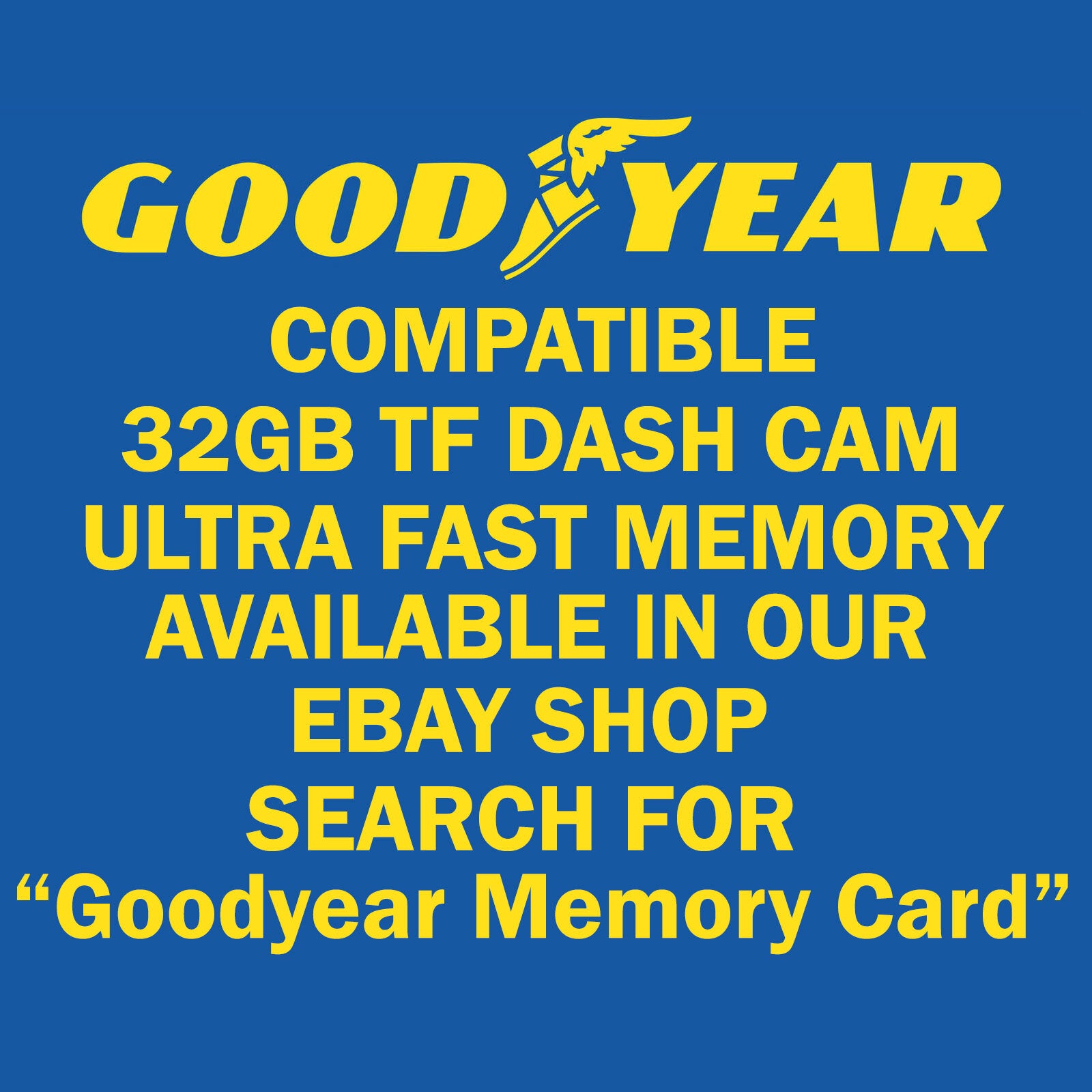 Goodyear 1080P Dual Lens Car DVR Front and Rear Camera Video Dash Cam Recorder