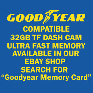 Goodyear 1080P Dual Lens Car DVR Front and Rear Camera Video Dash Cam Recorder