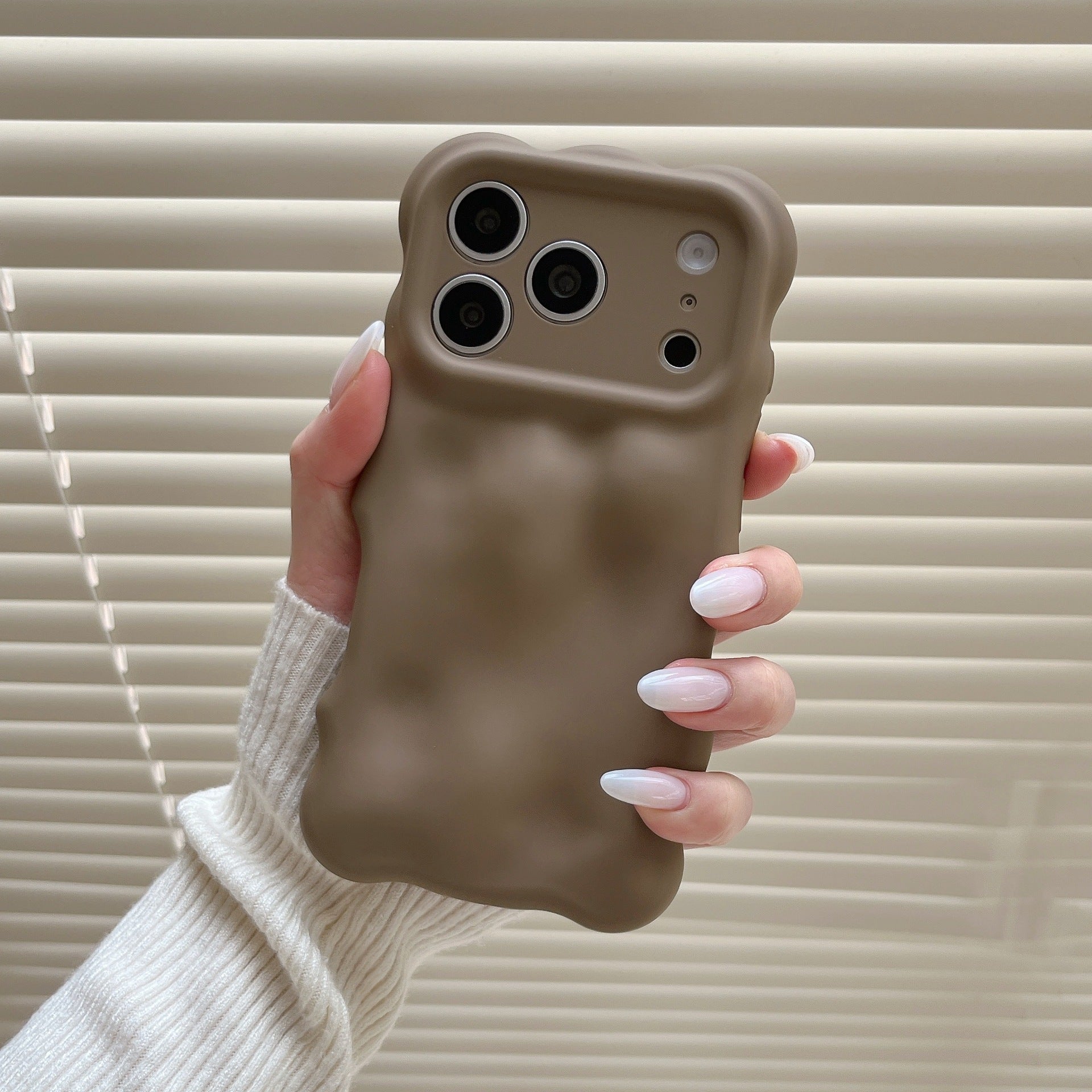 3D Meteorite Wave Case Compatible Phone