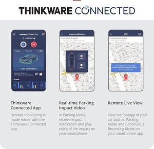 U1000 plus Dash Cam - 4K UHD 2160P Front Car Dash Camera with Built-In Wi-Fi & GPS, Super Night Vision & Hardwire Lead for Battery Safe Parking Mode - 64GB SD Card - Android/Ios App