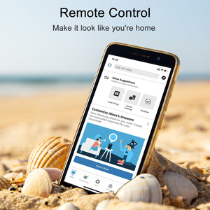 Mini Smart Plug, Simple Setup with One Voice Command, Compatible with Alexa Only, Voice Control, Remote Control, Timer Function, Group Control, Bluetooth Mesh, Alexa Echo Required (1 Pack)