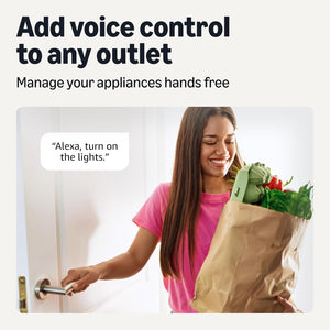 Smart Plug, Matter Compatible, Compatible with Amazon Alexa, Google Home, Apple Homekit, Matter Hub Required, 2.4 Ghz Wi-Fi Only, White, 1-Pack