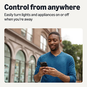 Smart Plug, Matter Compatible, Compatible with Amazon Alexa, Google Home, Apple Homekit, Matter Hub Required, 2.4 Ghz Wi-Fi Only, White, 1-Pack