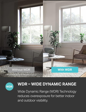 Indoor Pan-Tilt Home Security Camera, 1080P HD Dog Camera W/Night Vision, Motion Detection for Baby & Pet Monitor, Cloud & SD Card Storage, Works W/ Alexa & Google Home, 2.4G Wifi (EC71)